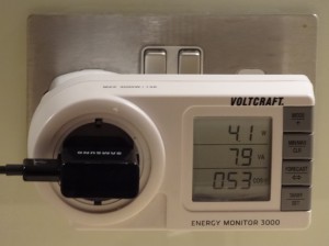 Voltmeter measuring stressed Raspberry Pi